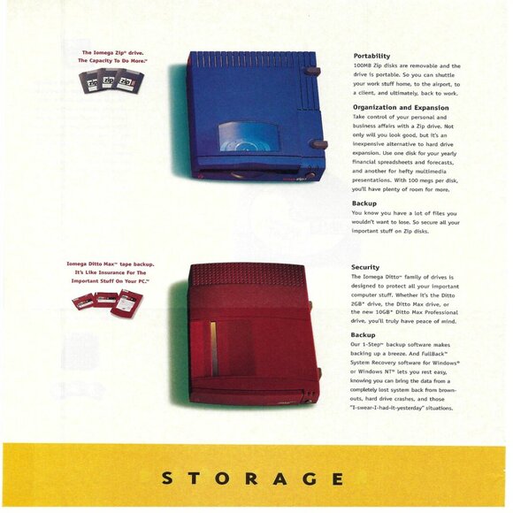 1998 Iomega Products Floppy Disk Drive Print Ad/Poster/Article Vintage Magazine - Picture 12 of 12